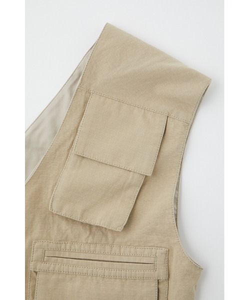 MOUSSY（マウジー）の「ONE SHOULDER UTILITY ベスト（ベスト