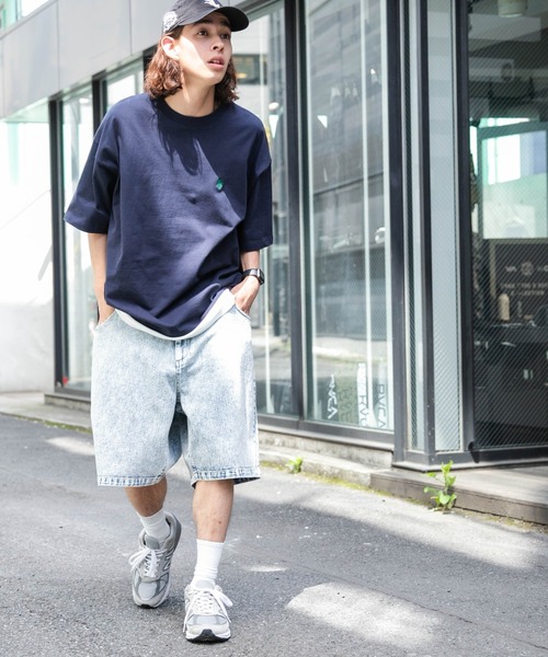 WEGO(ウィゴー)の「WEGO/ヴィンテージスケーターショーツ(デニムパンツ・メンズ・インディゴブルー/ライトインディゴブルー/ブラック/スカイブルー/ブラック系その他・MEDIUM/LARGE)」の16枚目の写真