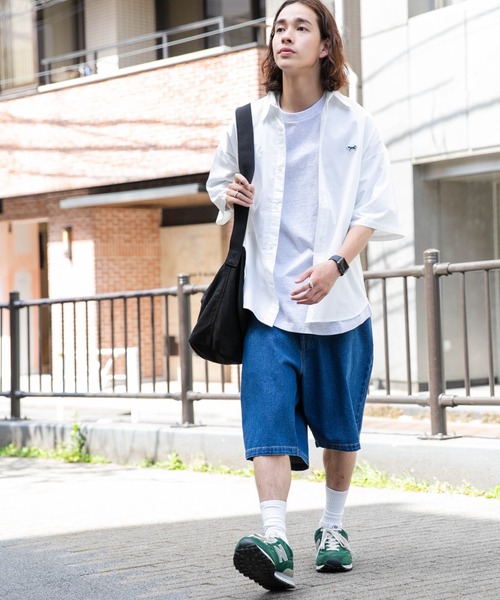 WEGO(ウィゴー)の「WEGO/ヴィンテージスケーターショーツ(デニムパンツ・メンズ・インディゴブルー/ライトインディゴブルー/ブラック/スカイブルー/ブラック系その他・MEDIUM/LARGE)」の17枚目の写真