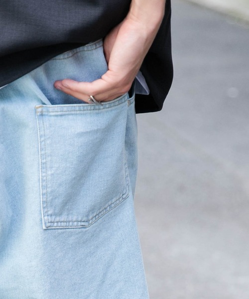 WEGO(ウィゴー)の「WEGO/ヴィンテージスケーターショーツ(デニムパンツ・メンズ・インディゴブルー/ライトインディゴブルー/ブラック/スカイブルー/ブラック系その他・MEDIUM/LARGE)」の22枚目の写真