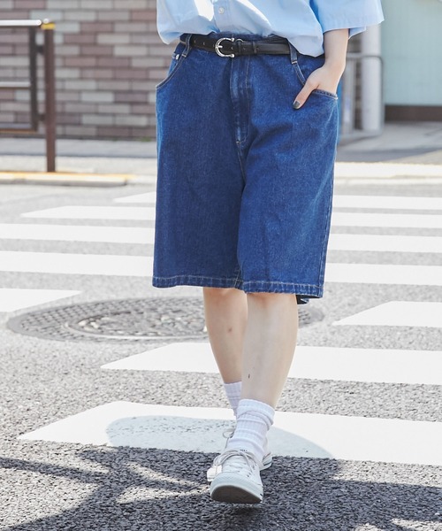 WEGO(ウィゴー)の「WEGO/ヴィンテージスケーターショーツ(デニムパンツ・メンズ・インディゴブルー/ライトインディゴブルー/ブラック/スカイブルー/ブラック系その他・MEDIUM/LARGE)」の9枚目の写真