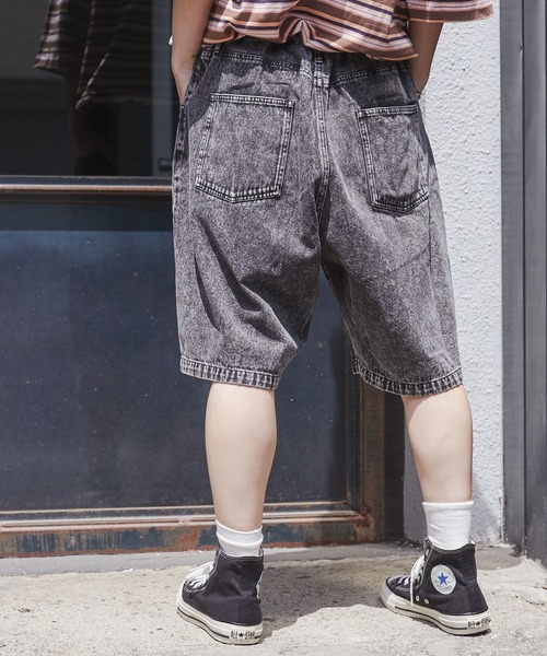 WEGO(ウィゴー)の「WEGO/ヴィンテージスケーターショーツ(デニムパンツ・メンズ・インディゴブルー/ライトインディゴブルー/ブラック/スカイブルー/ブラック系その他・MEDIUM/LARGE)」の7枚目の写真