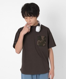 GLAZOS | 【接触冷感】アソートポケット裾ラウンド半袖Tシャツ(Tシャツ/カットソー)