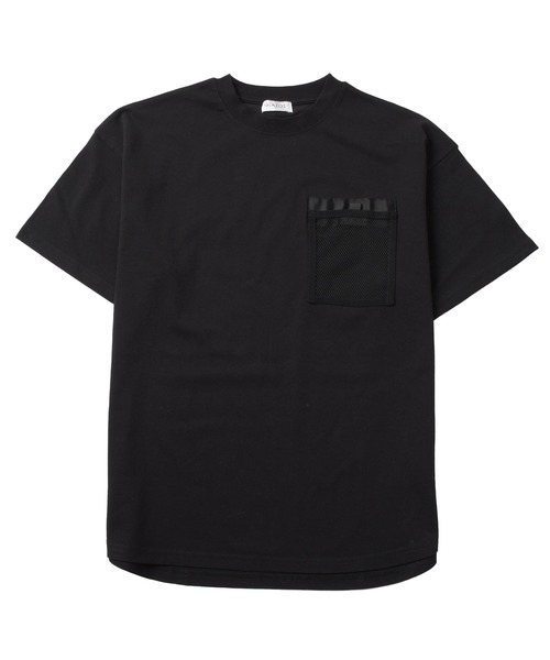 GLAZOS（グラソス）の「【接触冷感】アソートポケット裾ラウンド半袖Tシャツ（Tシャツ/カットソー・キッズ・サックスブルー/ネイビー/ブラック/オフホワイト/チャコールグレー/ホワイト・160cm/130cm/170cm/140cm/150cm）」の4枚目の写真