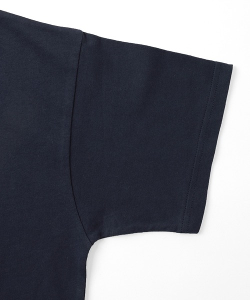 GLAZOS（グラソス）の「【接触冷感】アソートポケット裾ラウンド半袖Tシャツ（Tシャツ/カットソー・キッズ・サックスブルー/ネイビー/ブラック/オフホワイト/チャコールグレー/ホワイト・160cm/130cm/170cm/140cm/150cm）」の15枚目の写真