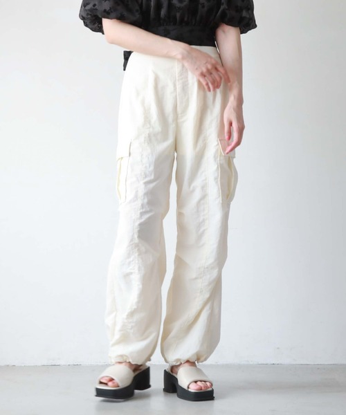 ハイウエストドロストカーゴパンツ