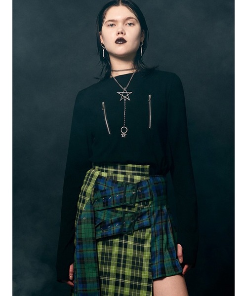 PAMEO POSE(パメオポーズ)の「Soo Top(Tシャツ/カットソー・レディース・ピンク/ホワイト/ブラック・FREE)」の1枚目の写真