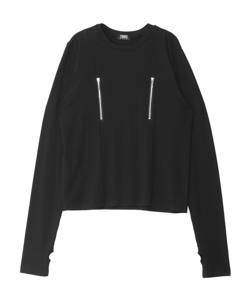 PAMEO POSE(パメオポーズ)の「Soo Top(Tシャツ/カットソー・レディース・ピンク/ホワイト/ブラック・FREE)」の11枚目の写真