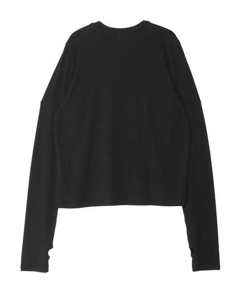 PAMEO POSE(パメオポーズ)の「Soo Top(Tシャツ/カットソー・レディース・ピンク/ホワイト/ブラック・FREE)」の10枚目の写真