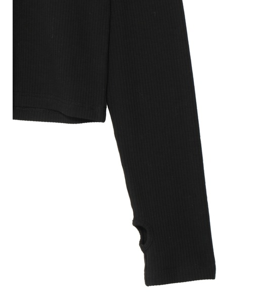 PAMEO POSE(パメオポーズ)の「Soo Top(Tシャツ/カットソー・レディース・ピンク/ホワイト/ブラック・FREE)」の6枚目の写真