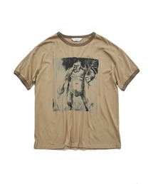 【Sasquatchfabrix./ サスクワッチファブリックス】SUPER APE  H/S TRIM T-SHIRT