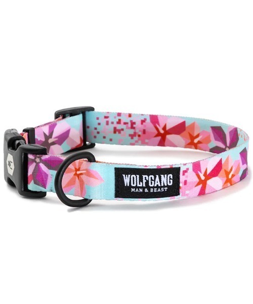 WOLFGANG/ウルフギャング 犬用 首輪 DigiFloral Collar Lサイズ WC-003-96（リード/ハーネス/首輪）｜WOLFGANG MAN＆BEAST（ウルフギャングマンアンドビースト）リード/ハーネス/首輪