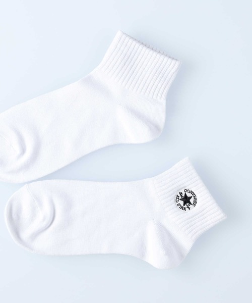 CONVERSE（コンバース）の「【CONVERSE】ロゴ刺繍ソックス３Ｐ（ソックス/靴下・レディース・ブルー・M/S）」の2枚目の写真