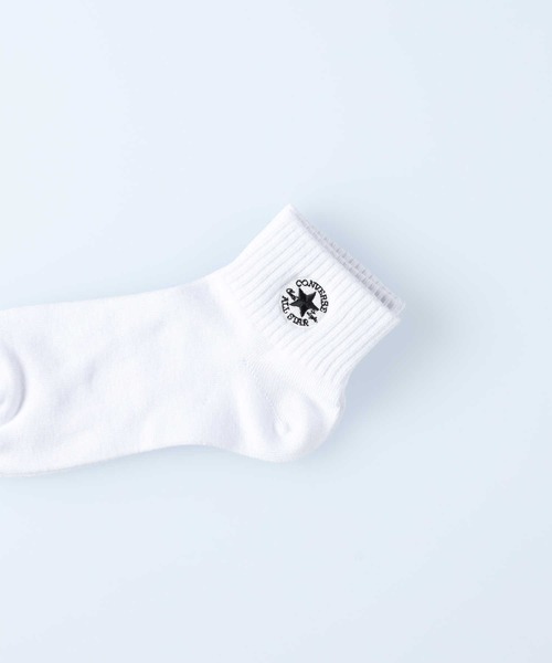 CONVERSE（コンバース）の「【CONVERSE】ロゴ刺繍ソックス３Ｐ（ソックス/靴下・レディース・ブルー・M/S）」の8枚目の写真