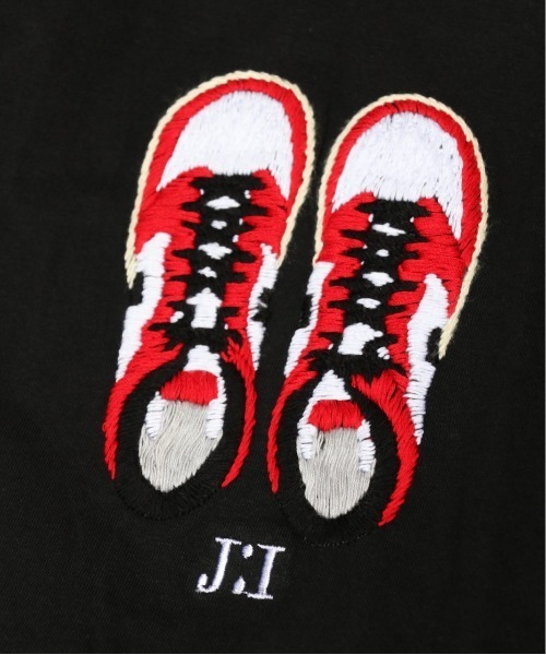 O.K.(オーケー)の「O.K. / オーケー LS SNEAKERS T J1 エアジョーダン1刺繍LS TEE(Tシャツ/カットソー・メンズ・ホワイト/ブラック・ONE SIZE)」の12枚目の写真