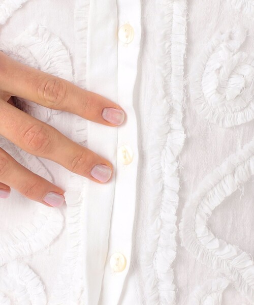 Khadi and Co カディアンドコー ブラウス レイチェル 白 Sサイズ Khadi and Co カディアンドコー ブラウス レイチェル 白 Sサイズ