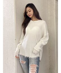 GYDA | グラインダーワッフルニットTOPS(ニット/セーター)