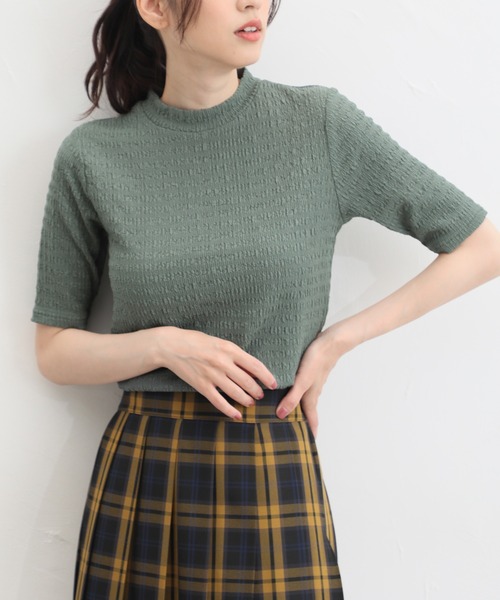 Honeys（ハニーズ）の「ハイネックTシャツ（Tシャツ/カットソー