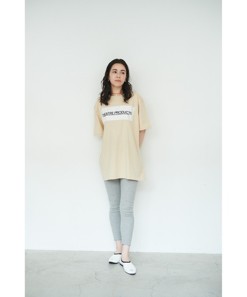 THEATRE PRODUCTS（シアタープロダクツ）の「コットン半袖Ｔシャツ-THEATREPRODUCTS-（Tシャツ/カットソー・レディース・ホワイト/ベージュ/ブラック・FREE）」の16枚目の写真
