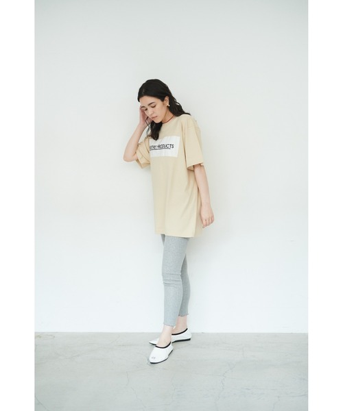 THEATRE PRODUCTS（シアタープロダクツ）の「コットン半袖Ｔシャツ-THEATREPRODUCTS-（Tシャツ/カットソー・レディース・ホワイト/ベージュ/ブラック・FREE）」の20枚目の写真
