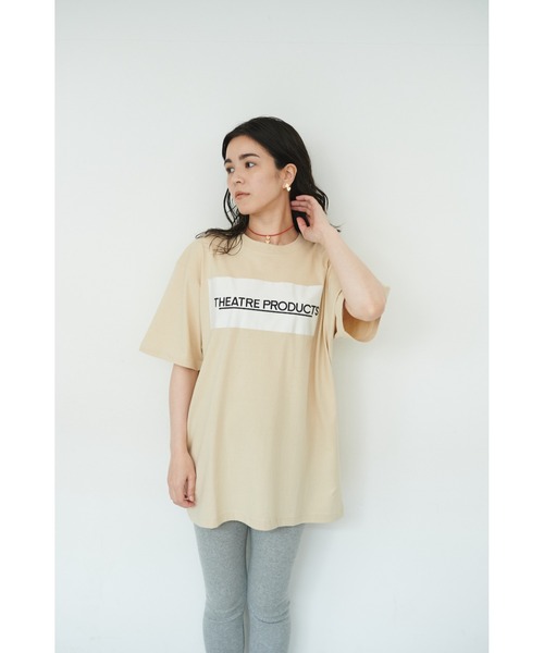 THEATRE PRODUCTS（シアタープロダクツ）の「コットン半袖Ｔシャツ-THEATREPRODUCTS-（Tシャツ/カットソー・レディース・ホワイト/ベージュ/ブラック・FREE）」の21枚目の写真