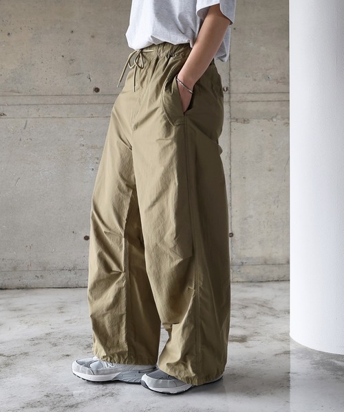 90s　カーゴパンツ　2way ミリタリー　カーキ　オーバーサイズ 2way ミリタリー カーゴパンツ[品番：AZ000004398]｜andme