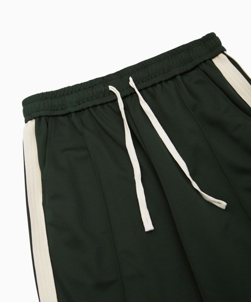 CORPUS TOKYO（コーパス トーキョー）の「サイドラインワイドジャージーパンツ（スウェットパンツ・メンズ・ブラック/チャコールグレー/グリーン/ブラウン/ライトグリーン・1/2/4/3）」の13枚目の写真