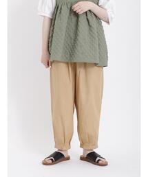 Samansa Mos2 | 裾タックテーパードパンツ(その他パンツ)