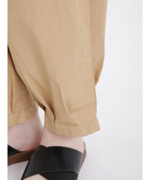 Samansa Mos2（サマンサ モスモス）の「裾タックテーパードパンツ（その他パンツ・レディース・ネイビー/カーキ/ベージュ・F）」の11枚目の写真