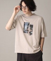 THE SHOP TK  | 【ユニセックスでオススメ】ParisグラフィックプリントロゴTシャツ(Tシャツ/カットソー)