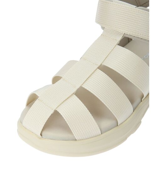 AMERICAN HOLIC（アメリカンホリック）の「ボリュームライトソールグルカサンダル（サンダル・レディース・アイボリー/ブラック・M/S/L）」の18枚目の写真