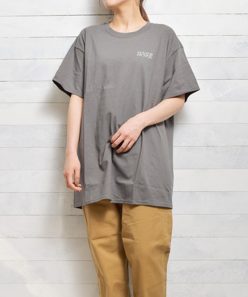 FUN/FOR/FICTION（ファンフォーフィクション）の「【FUN/FOR/FICTION】FFF SS T（Tシャツ/カットソー・レディース・チャコールグレー・FREE）」の9枚目の写真