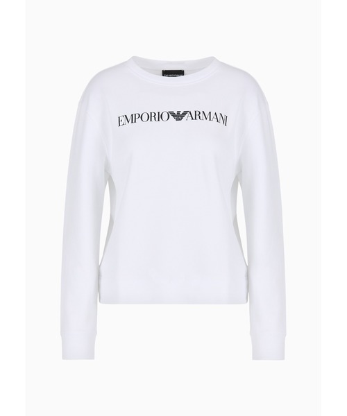 ★EMPORIO ARMANI★フリーススウェット エンポリオ アルマーニ】フリース素材スウェットシャツ