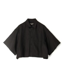HAVERSACK リネン クロップドシャツ