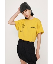 SLY | OVER SIZE MESSAGE T/SH オーバーサイズ メッセージ Tシャツ ビッグサイズ トレンド(Tシャツ/カットソー)