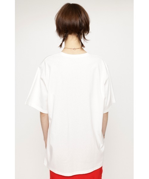 SLY（スライ）の「OVER SIZE MESSAGE T/SH オーバーサイズ メッセージ Tシャツ ビッグサイズ（Tシャツ/カットソー・レディース・ブラック/オフホワイト/イエロー/グレー・FREE）」の9枚目の写真