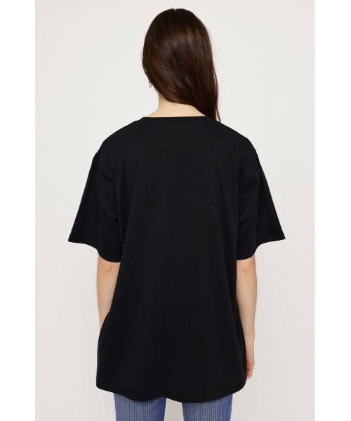 SLY（スライ）の「OVER SIZE MESSAGE T/SH オーバーサイズ メッセージ Tシャツ ビッグサイズ（Tシャツ/カットソー・レディース・ブラック/オフホワイト/イエロー/グレー・FREE）」の16枚目の写真