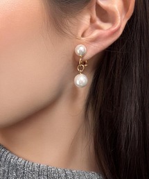 【As】耳が痛くなりにくい ゆらゆら イヤリング(ニッケルフリー)(MA)