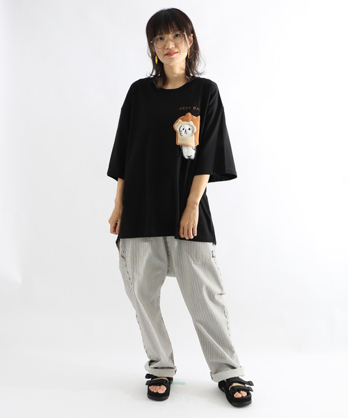 【スカラーパリティ】ひつじネコもひもふアップリケ刺繍 T ブラック&パープル 楽天市場】ScoLar Parity スカラーパリティひつじネコ もふもふ