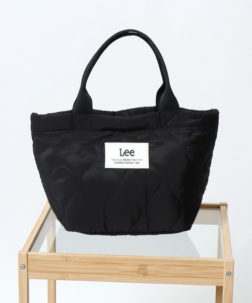 Lee（リー）の「Lee（リー）キルティングミニトートバック/キルトバッグ メンズ レディース ユニセックス（トートバッグ・レディース・カーキ/ベージュ/ブラック/オフホワイト/ライトブルー・FREE）」の3枚目の写真