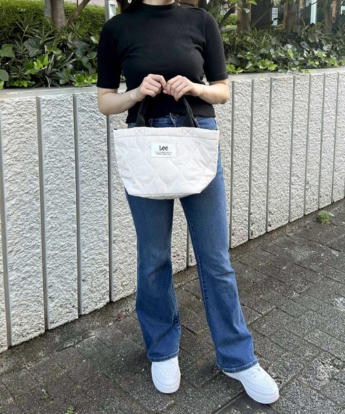 【PG】キルティングネオプレン製カモフラージュトートバッグ 軽量/大容量】ナイロン×チェーンの異素材キルティングトート