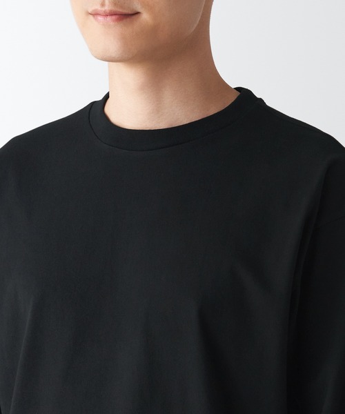 無印良品(ムジルシリョウヒン)の「起毛クルーネック長袖Tシャツ(Tシャツ/カットソー・メンズ・ホワイト/バーガンディー/カーキ系5/グレー/ネイビー系/ブラック・XS/S/L/XXL/M/XL)」の16枚目の写真