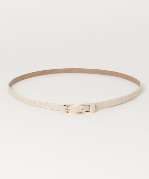 CALIFORNIA OUTFITTERS（カリフォルニア アウトフィッターズ）の「3-7C4,5,6シンプルスリム ベルト細身 華奢（ベルト・レディース・ホワイト系1/ベージュ系1/ブラック系3/ライトブラウン/ベージュ系3/ダークブラウン系3/ダークブラウン系2/ブラック系2/ホワイト系3/ブラック系1/キャメル/ホワイト系2/ベージュ系2/ダークブラウン系1・ONE SIZE）」の2枚目の写真