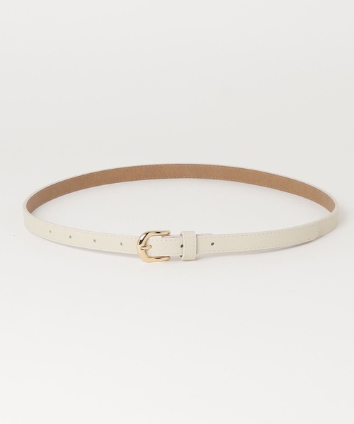 CALIFORNIA OUTFITTERS（カリフォルニア アウトフィッターズ）の「3-7C4,5,6シンプルスリム ベルト細身 華奢（ベルト・レディース・ホワイト系1/ベージュ系1/ブラック系3/ライトブラウン/ベージュ系3/ダークブラウン系3/ダークブラウン系2/ブラック系2/ホワイト系3/ブラック系1/キャメル/ホワイト系2/ベージュ系2/ダークブラウン系1・ONE SIZE）」の4枚目の写真