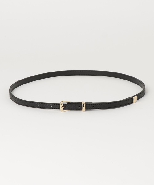 CALIFORNIA OUTFITTERS（カリフォルニア アウトフィッターズ）の「3-7C4,5,6シンプルスリム ベルト細身 華奢（ベルト・レディース・ホワイト系1/ベージュ系1/ブラック系3/ライトブラウン/ベージュ系3/ダークブラウン系3/ダークブラウン系2/ブラック系2/ホワイト系3/ブラック系1/キャメル/ホワイト系2/ベージュ系2/ダークブラウン系1・ONE SIZE）」の6枚目の写真