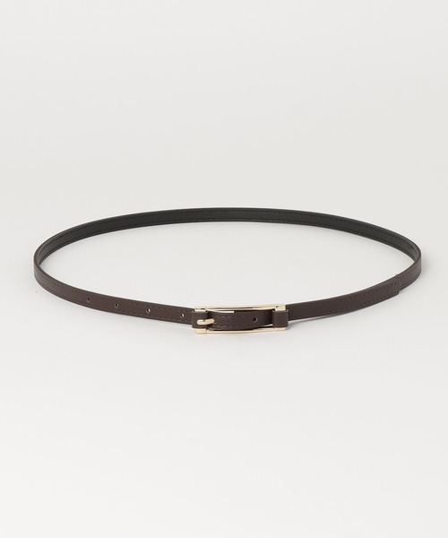 CALIFORNIA OUTFITTERS（カリフォルニア アウトフィッターズ）の「3-7C4,5,6シンプルスリム ベルト細身 華奢（ベルト・レディース・ホワイト系1/ベージュ系1/ブラック系3/ライトブラウン/ベージュ系3/ダークブラウン系3/ダークブラウン系2/ブラック系2/ホワイト系3/ブラック系1/キャメル/ホワイト系2/ベージュ系2/ダークブラウン系1・ONE SIZE）」の8枚目の写真