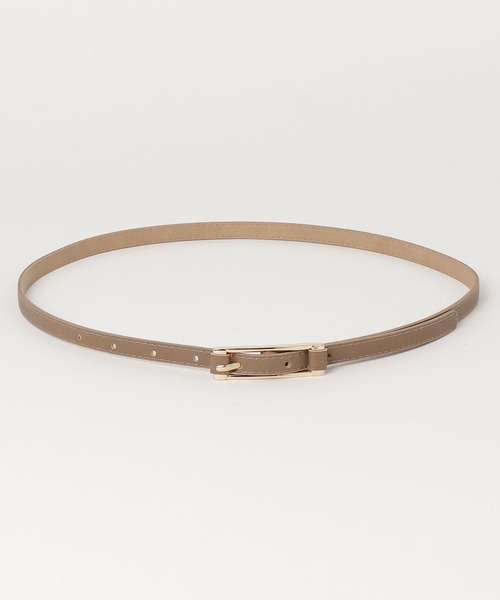 CALIFORNIA OUTFITTERS（カリフォルニア アウトフィッターズ）の「3-7C4,5,6シンプルスリム ベルト細身 華奢（ベルト・レディース・ホワイト系1/ベージュ系1/ブラック系3/ライトブラウン/ベージュ系3/ダークブラウン系3/ダークブラウン系2/ブラック系2/ホワイト系3/ブラック系1/キャメル/ホワイト系2/ベージュ系2/ダークブラウン系1・ONE SIZE）」の11枚目の写真