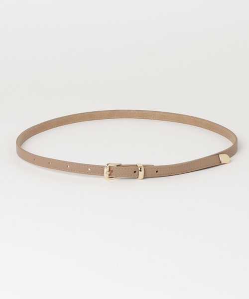 CALIFORNIA OUTFITTERS（カリフォルニア アウトフィッターズ）の「3-7C4,5,6シンプルスリム ベルト細身 華奢（ベルト・レディース・ホワイト系1/ベージュ系1/ブラック系3/ライトブラウン/ベージュ系3/ダークブラウン系3/ダークブラウン系2/ブラック系2/ホワイト系3/ブラック系1/キャメル/ホワイト系2/ベージュ系2/ダークブラウン系1・ONE SIZE）」の12枚目の写真