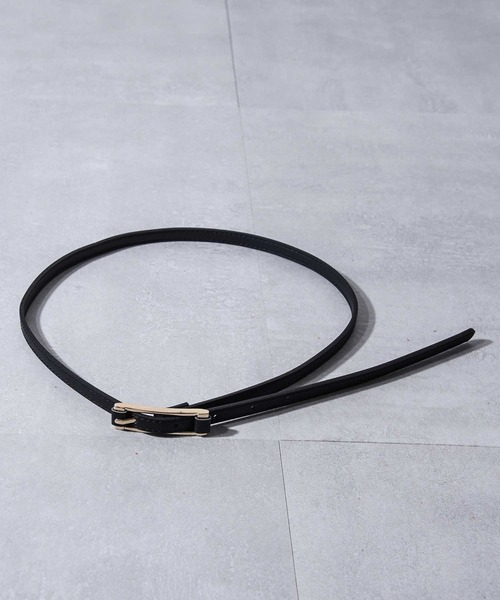 CALIFORNIA OUTFITTERS（カリフォルニア アウトフィッターズ）の「3-7C4,5,6シンプルスリム ベルト細身 華奢（ベルト・レディース・ホワイト系1/ベージュ系1/ブラック系3/ライトブラウン/ベージュ系3/ダークブラウン系3/ダークブラウン系2/ブラック系2/ホワイト系3/ブラック系1/キャメル/ホワイト系2/ベージュ系2/ダークブラウン系1・ONE SIZE）」の21枚目の写真