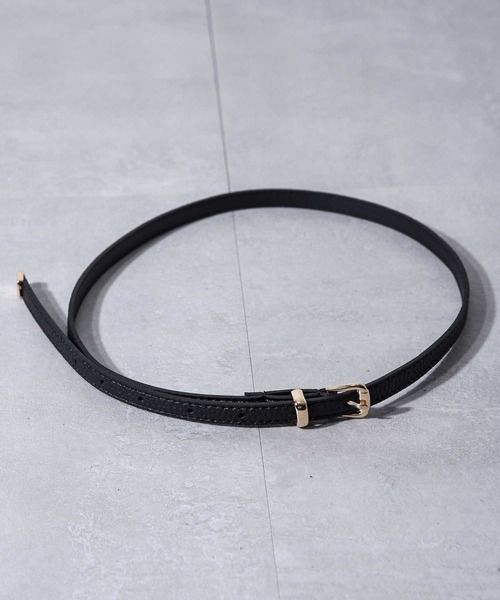 CALIFORNIA OUTFITTERS（カリフォルニア アウトフィッターズ）の「3-7C4,5,6シンプルスリム ベルト細身 華奢（ベルト・レディース・ホワイト系1/ベージュ系1/ブラック系3/ライトブラウン/ベージュ系3/ダークブラウン系3/ダークブラウン系2/ブラック系2/ホワイト系3/ブラック系1/キャメル/ホワイト系2/ベージュ系2/ダークブラウン系1・ONE SIZE）」の22枚目の写真